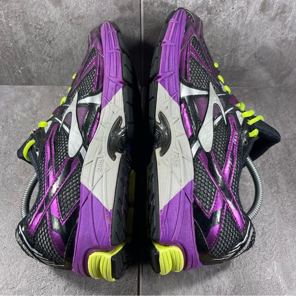 Brooks Ravenna 4 Womens Running Shoe Black Purple - Picture 5 of 8